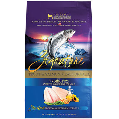 Zignature, Limited Ingredient - Grain Free - Trout & Salmon Meal
